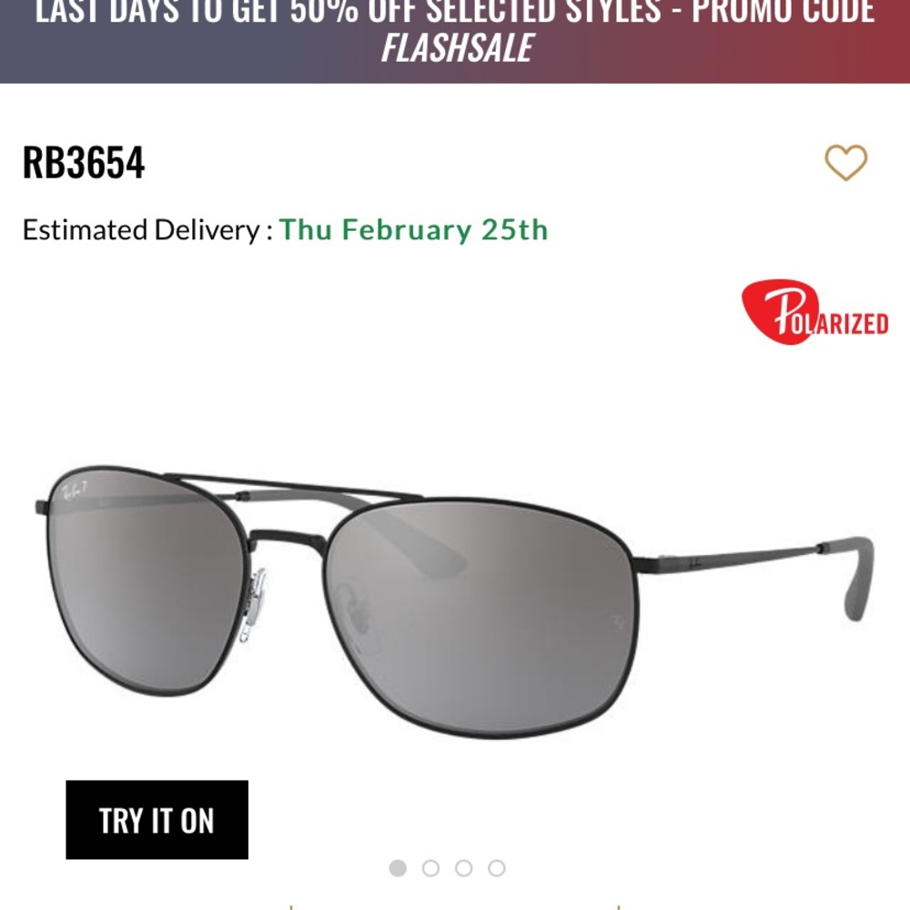 Ray-Ban Sunglasses - RB3654